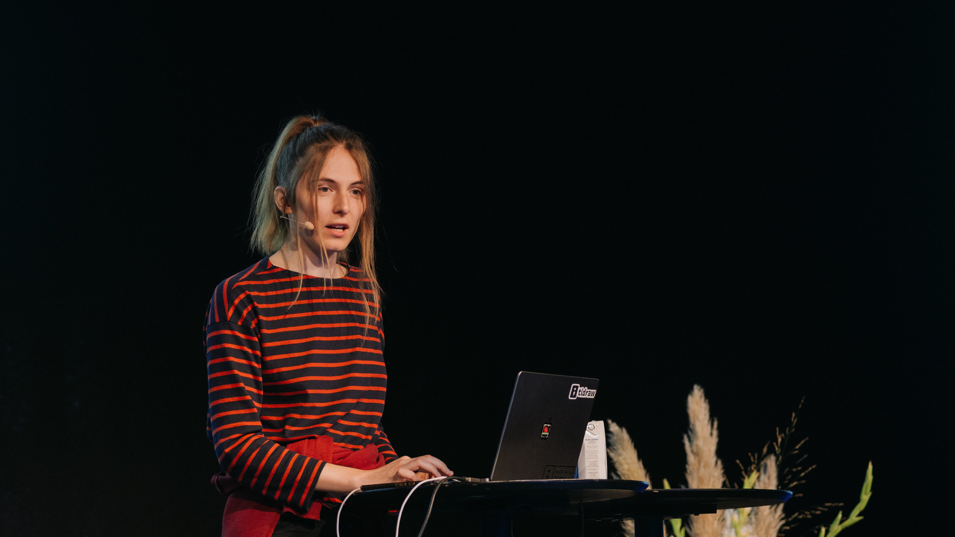 A photo of me speaking at GOTO 2025.