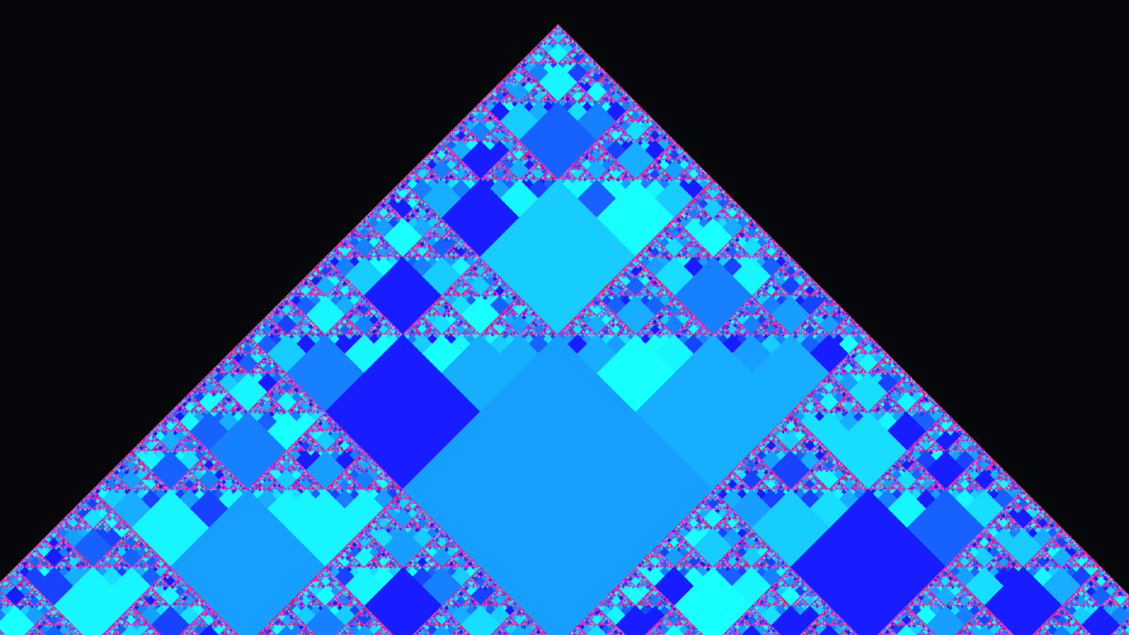 A fractal made in CellPond.