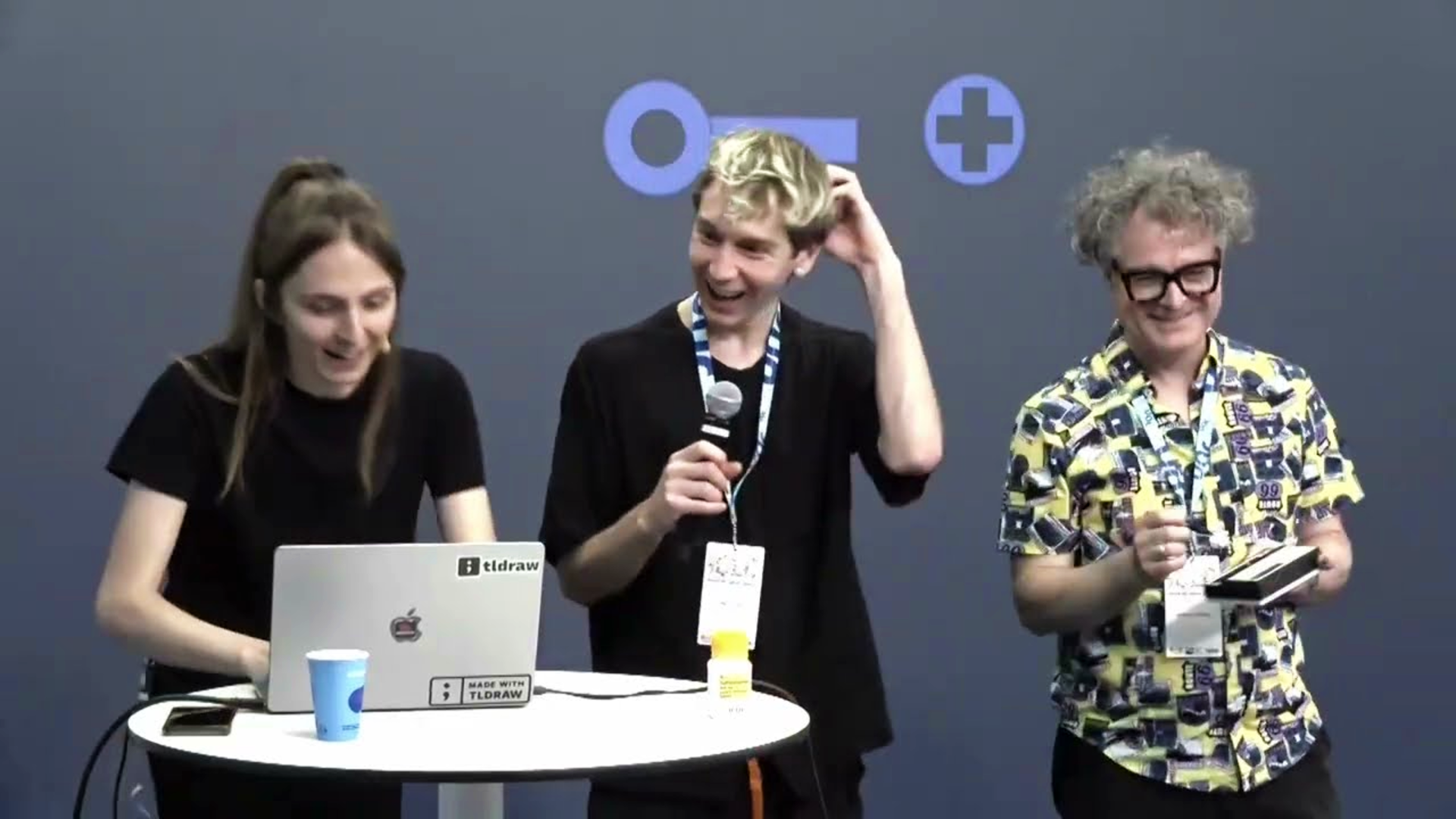 A photo of me speaking at ICLC 2025.