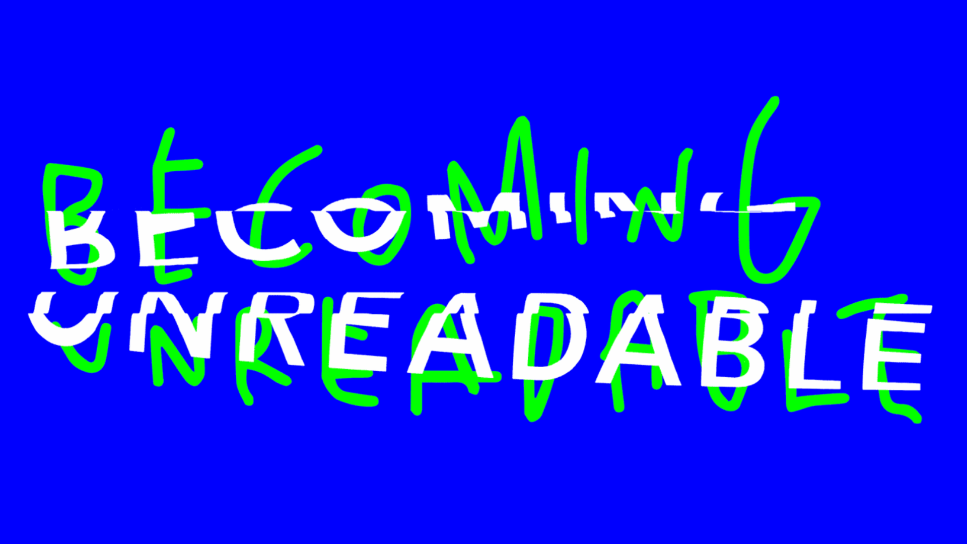 AMRO 2026 wordmark: Becoming unreadable.