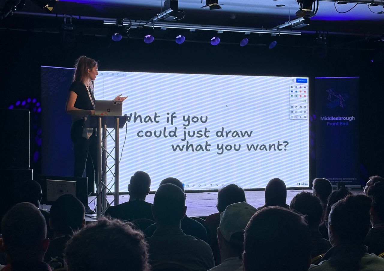 me talking in front of a screen